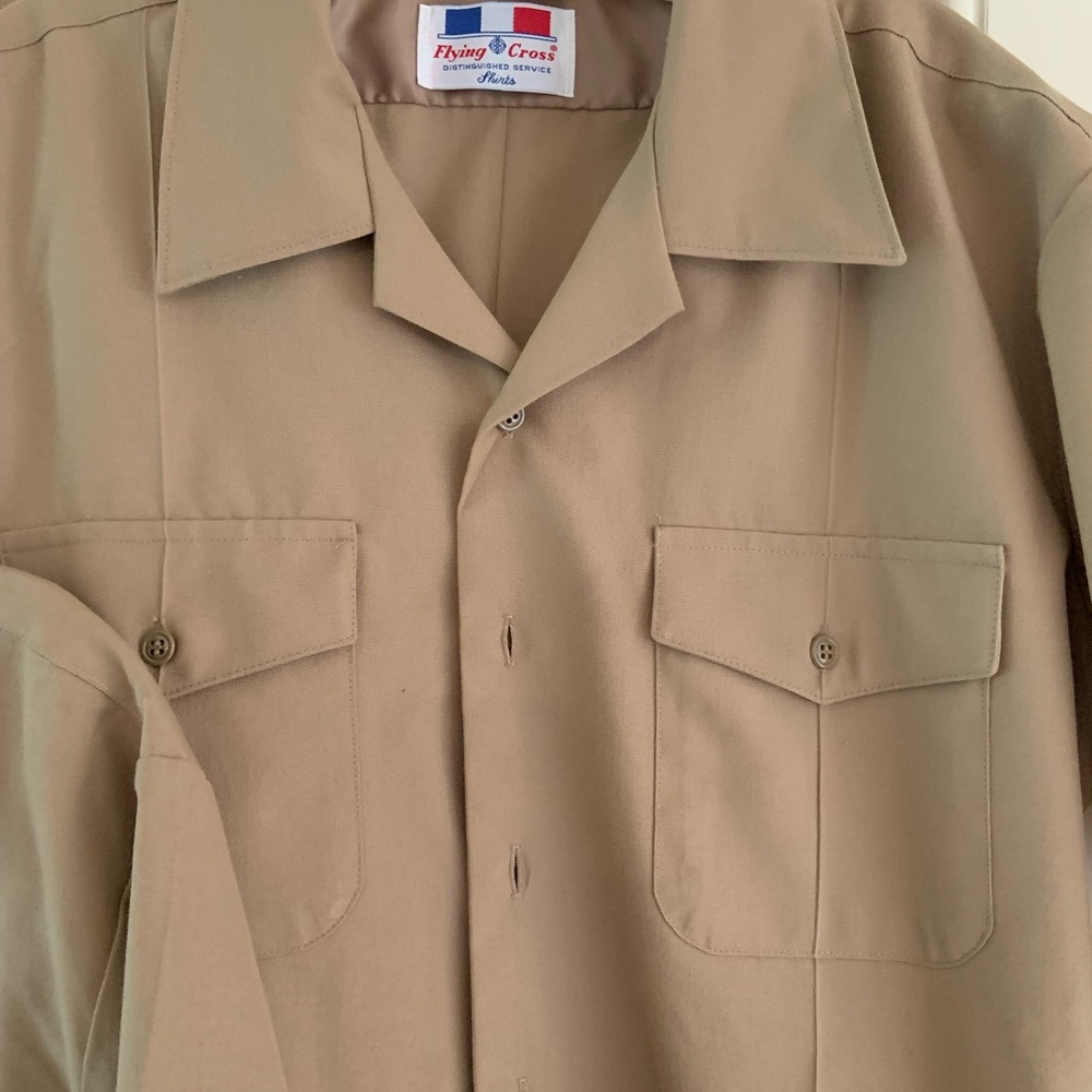 Lot of 4 Khaki SS Shirts